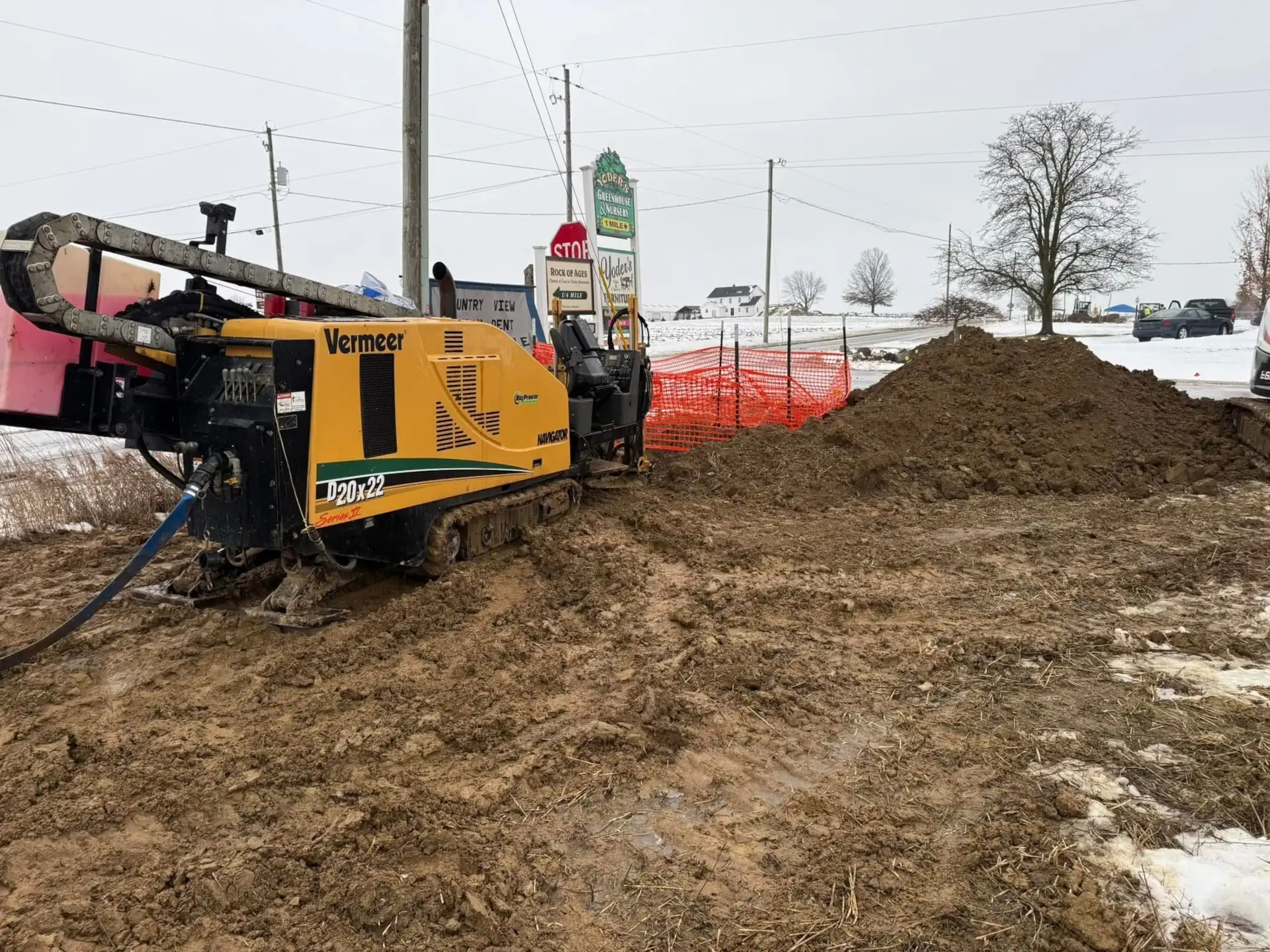 big prairie pipeline hdpe installation