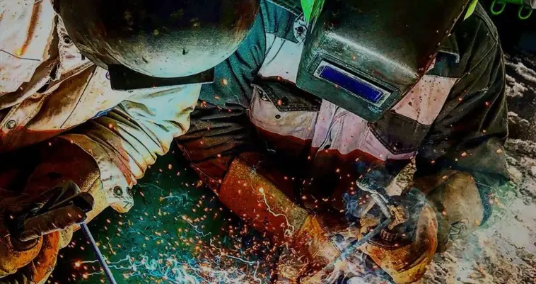 big prairie pipeline welders welding together