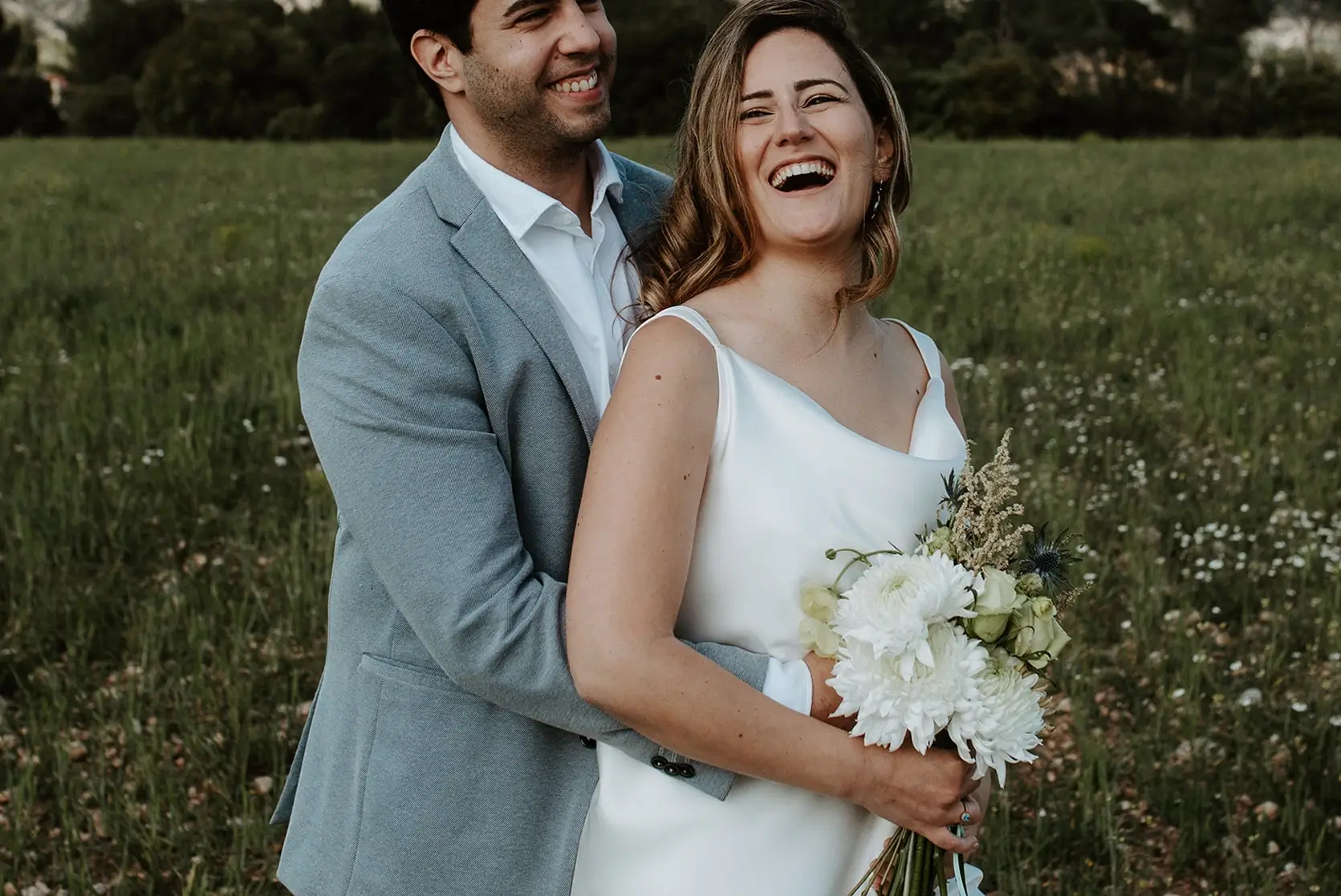 A photo of a wedding couple