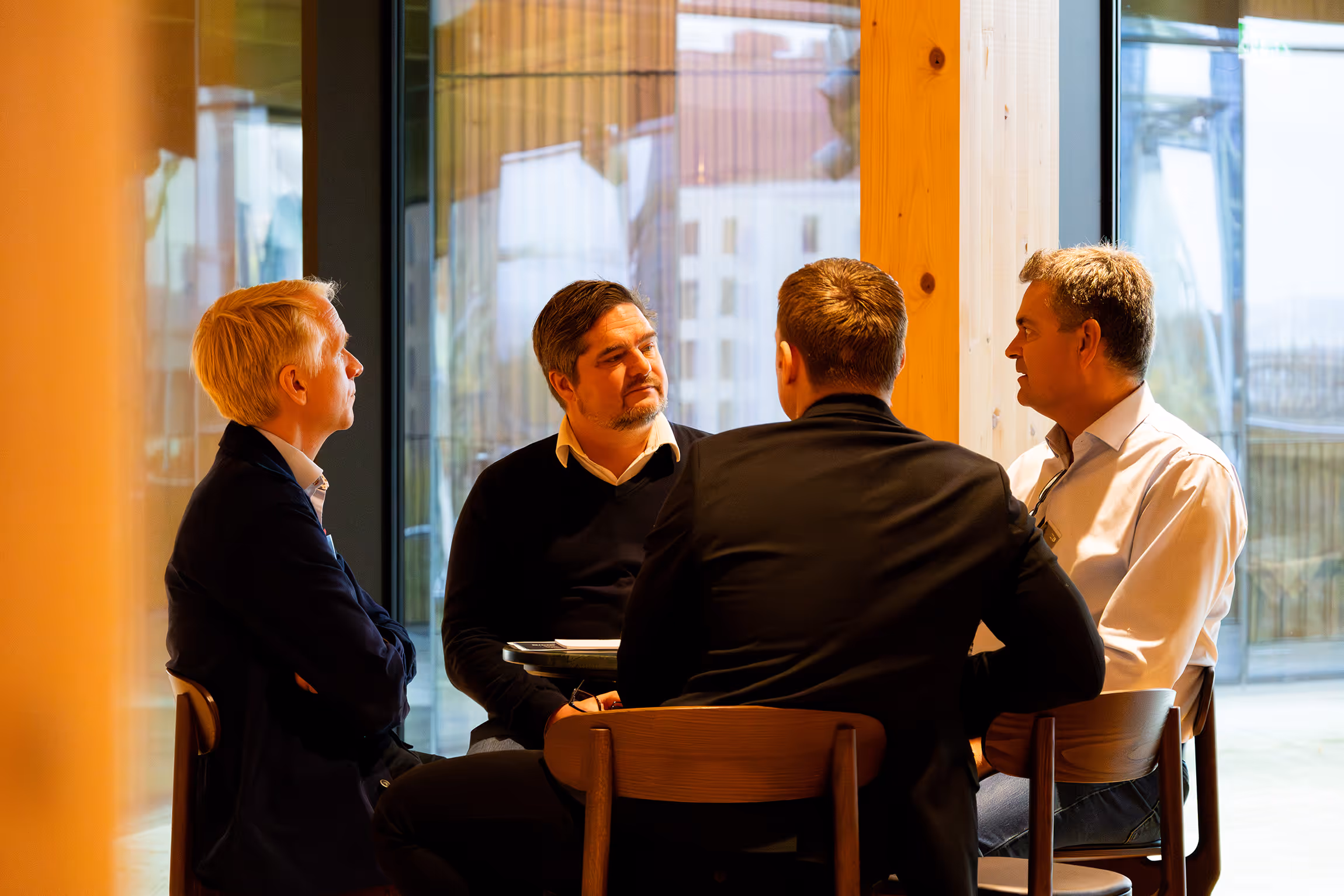 Diskussionsbild från Fiwes event Fiwe Collaboration Forum på World of Volvo i september 2024.