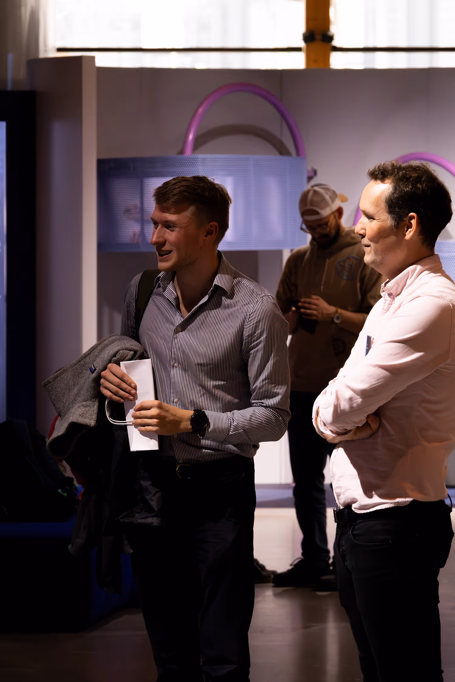 Mingelbild från Fiwes event Fiwe Collaboration Forum på World of Volvo i september 2024.