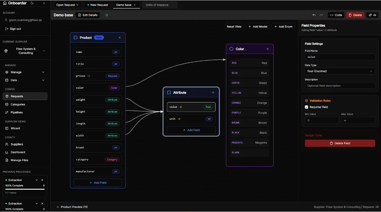Screenshot of Onborader by Fiwe