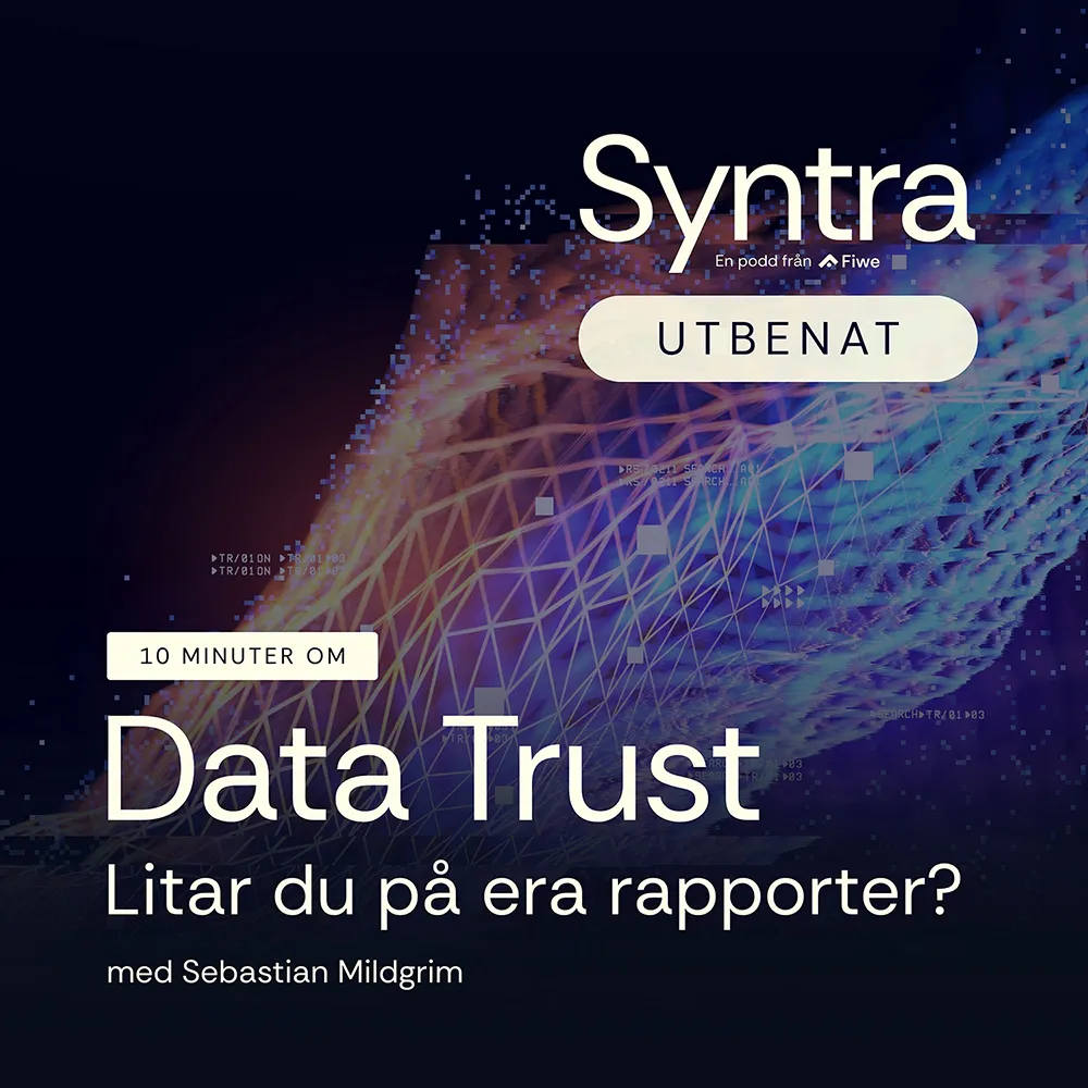 I detta avsnitt pratar vi om varför tilliten till siffrorna i era rapporter ofta är lägre än den borde vara. Vi diskuterar vad Data Trust innebär, varför tillit till data är fundamentet för att lyckas med AI och vad du konkret kan göra redan på måndag.
