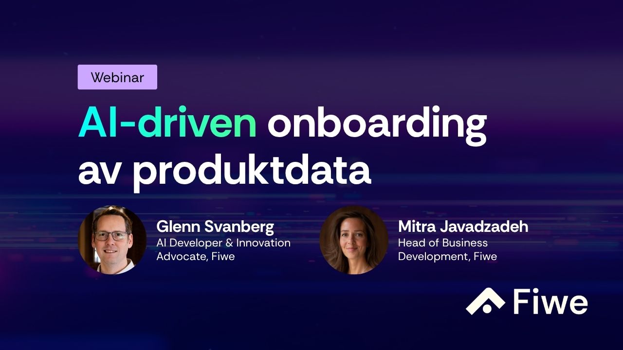 AI-driven onboarding av produktdata: Från testdata till en AI ni kan lita på
