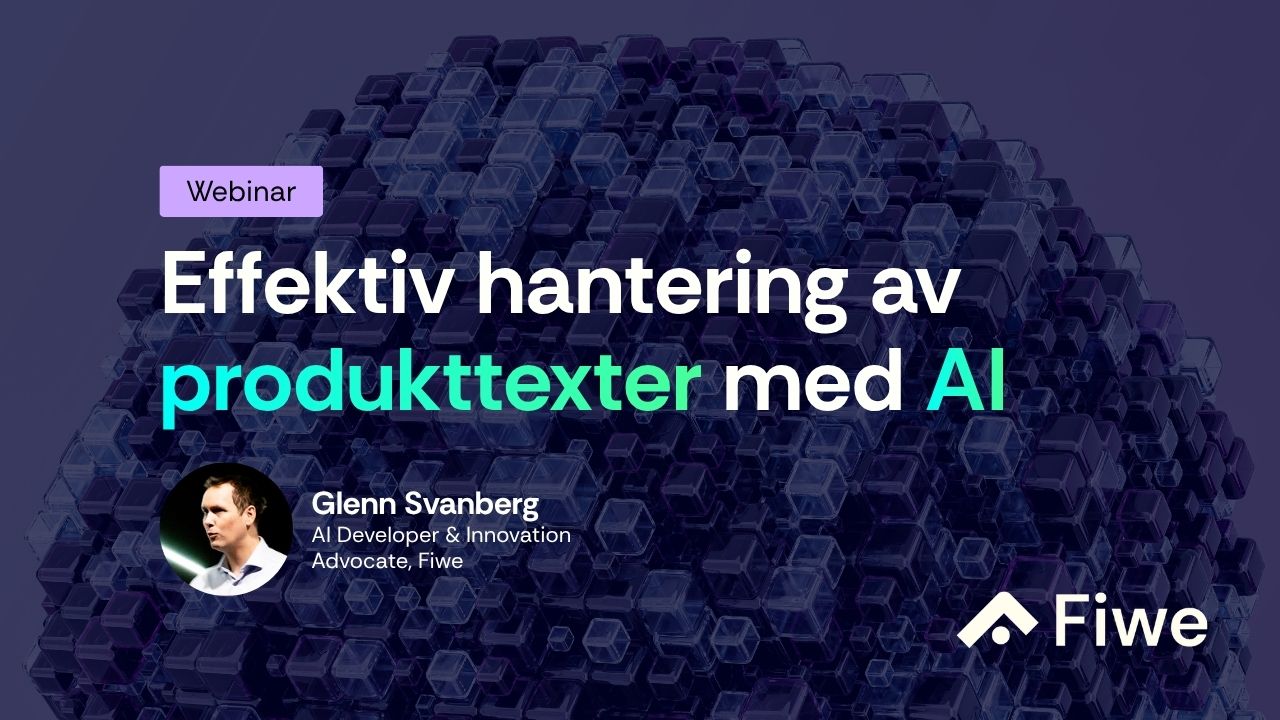 Effektiv hantering av produkttexter med AI