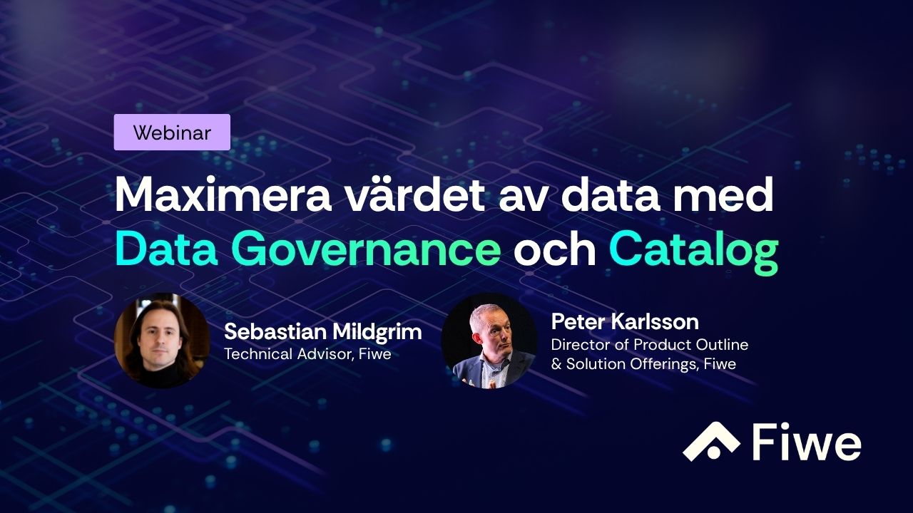 Maximera värdet av data med Data Governance och Catalog