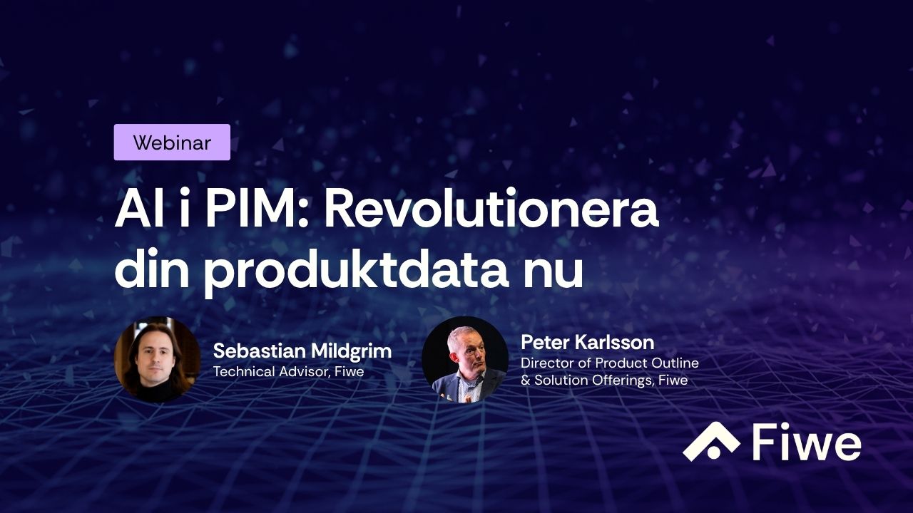 AI i PIM: Revolutionera din produktdata nu