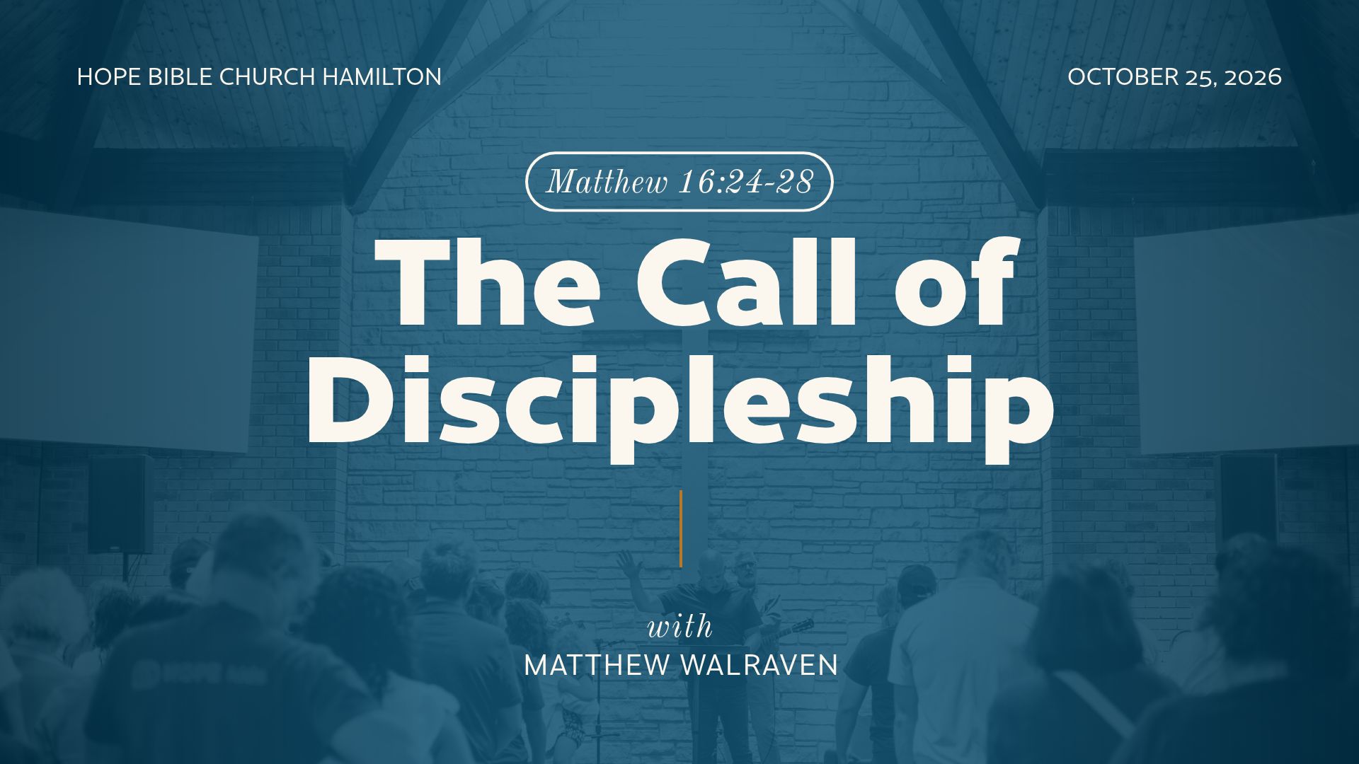The Call of Discipleship