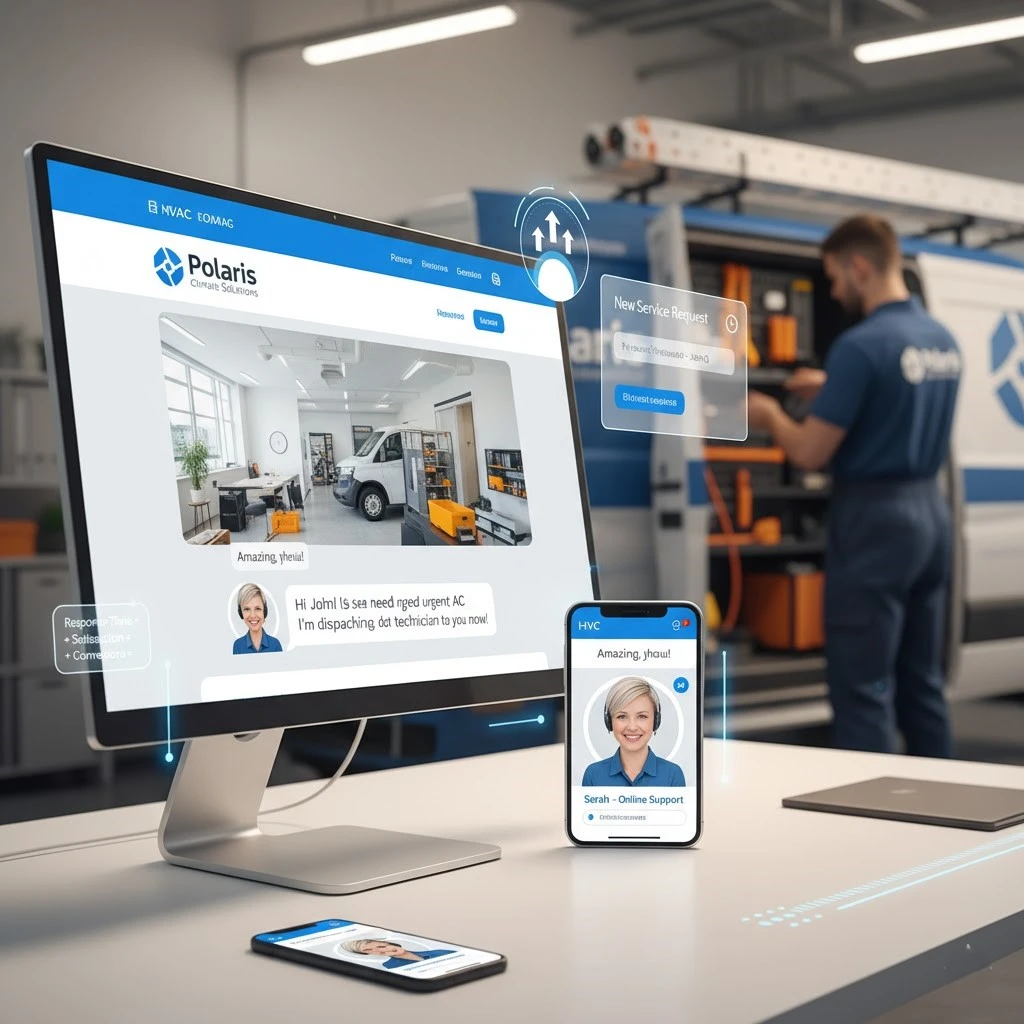 The Benefits of Live Chat for HVAC Websites in 2025