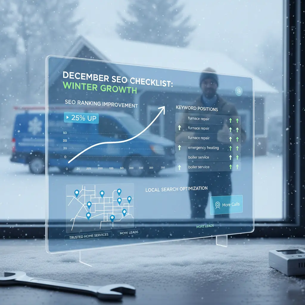 SEO for HVAC & Plumbing: December Checklist for Higher Rankings