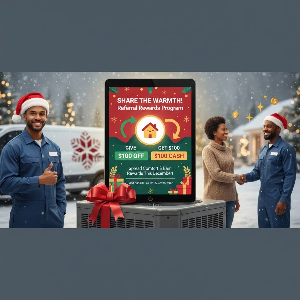 December Referral Campaigns: Grow Your HVAC & Plumbing Business With Word of Mouth