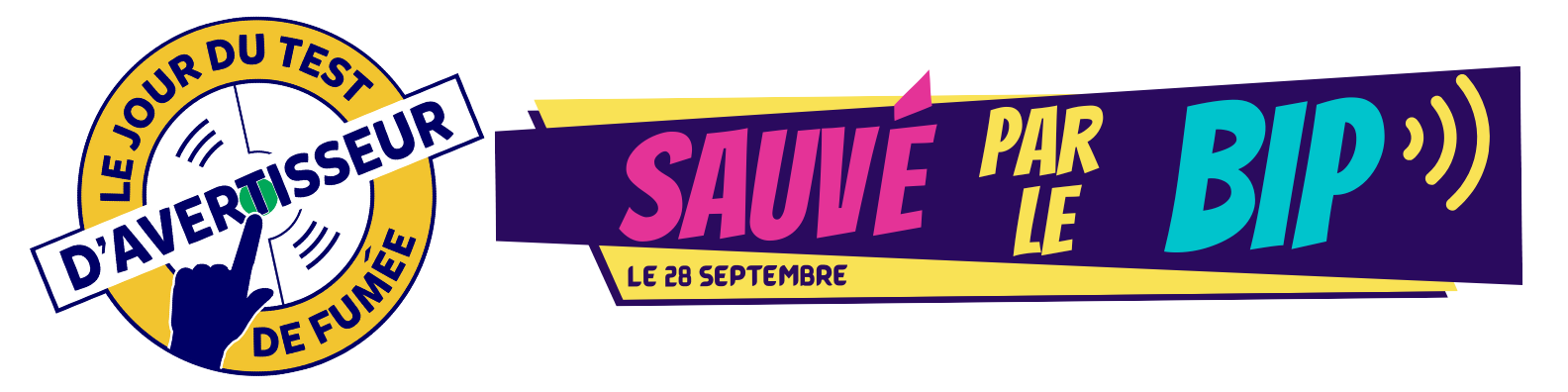 A picture of the "Saved by the Beep!" logo
