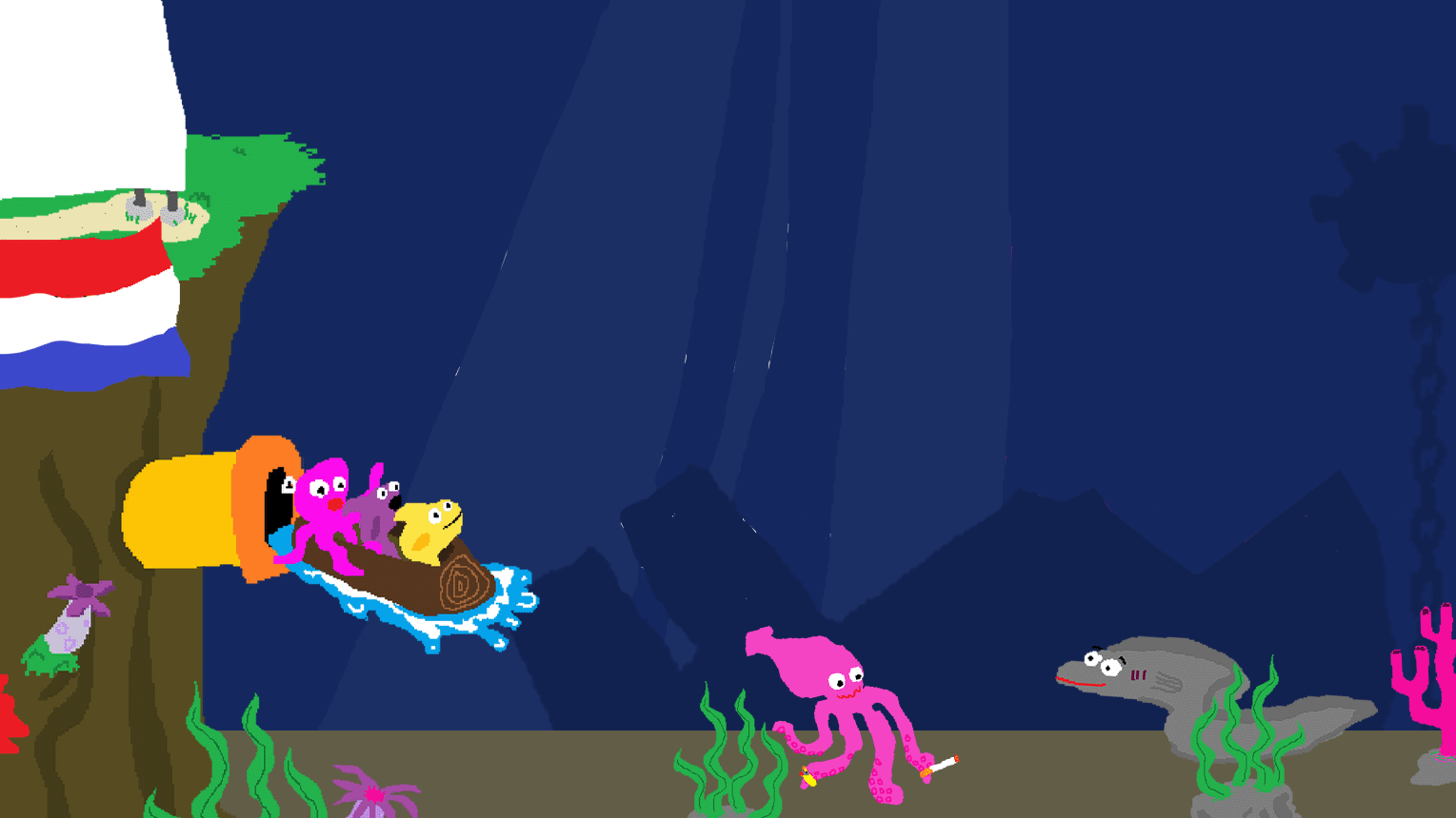 Gladde Paling's ONDERWATERWERELD