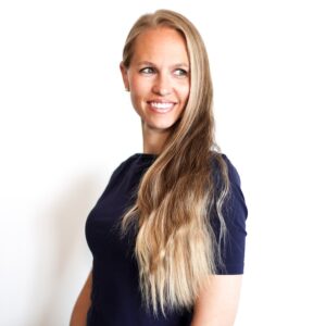 woman smiling after root canal treatment