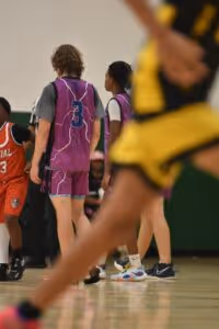 Basketballers in their break 