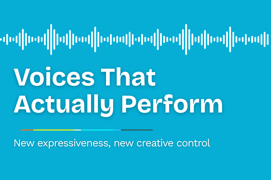 Voices that Actually Perform