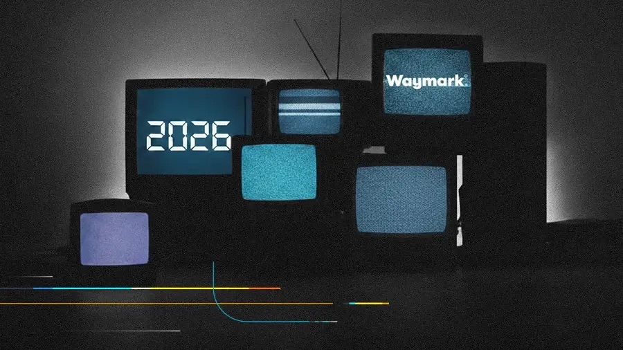 A graphic with several oldschool TV's