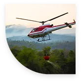 Livewire helicopter in the air