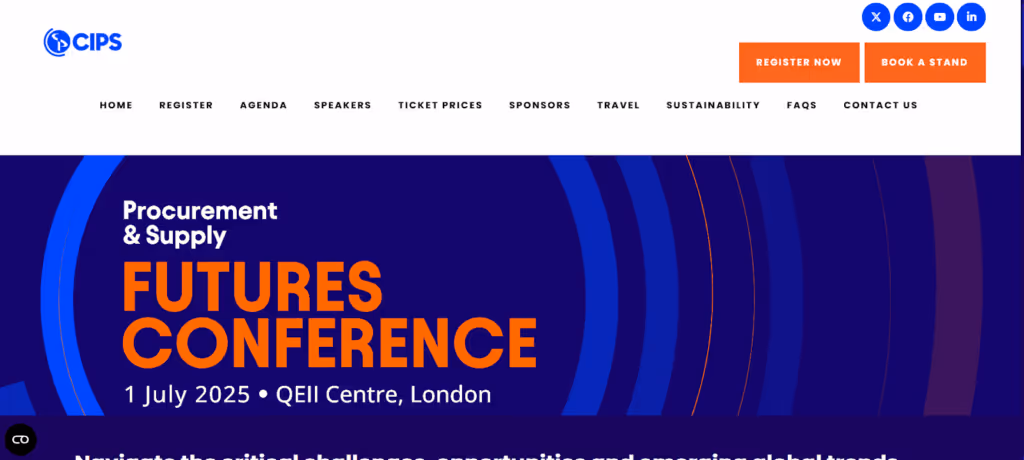 CIPS Procurement & Supply Futures Conference 2025