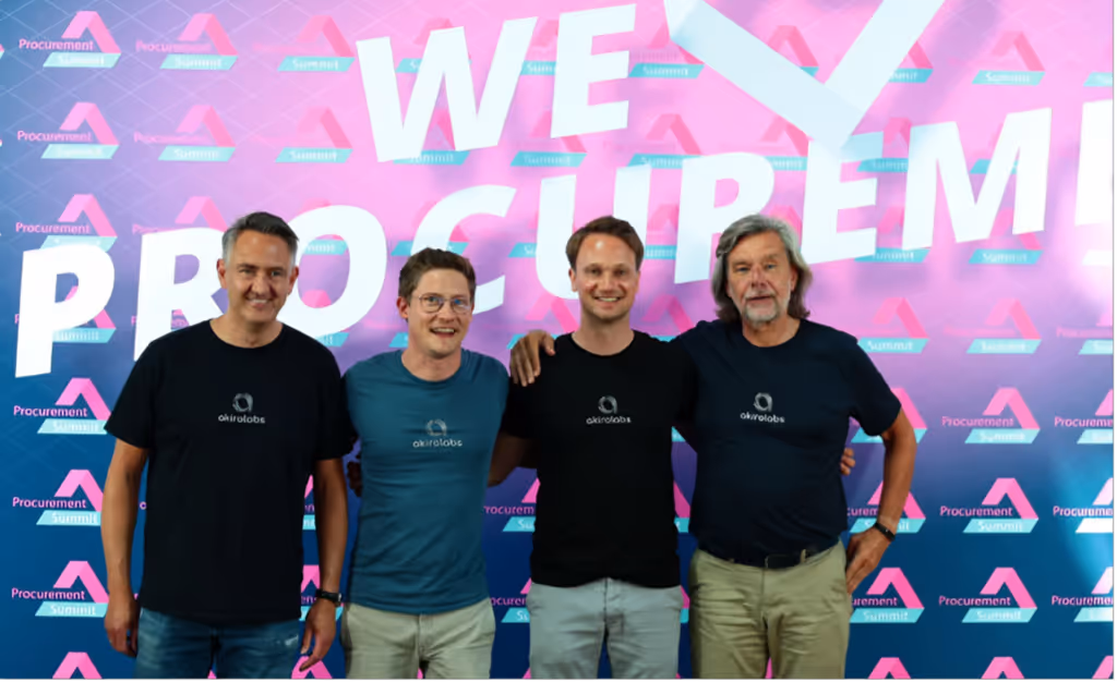 akirolabs Co-Founders Michael, Tim, Christoph and Detlef ( Left to Right )