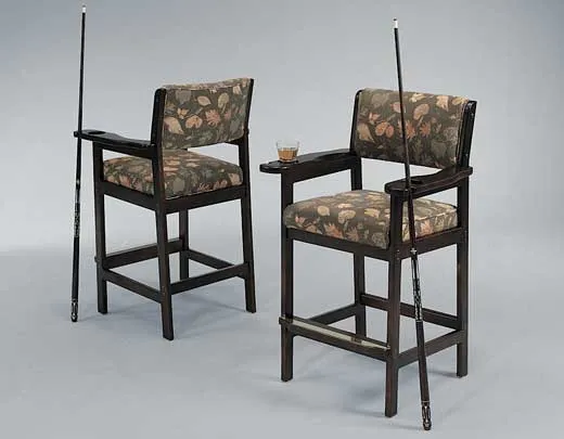 billiards spectator chairs