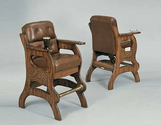 billiards spectator chairs
