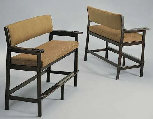 billiards spectator chairs