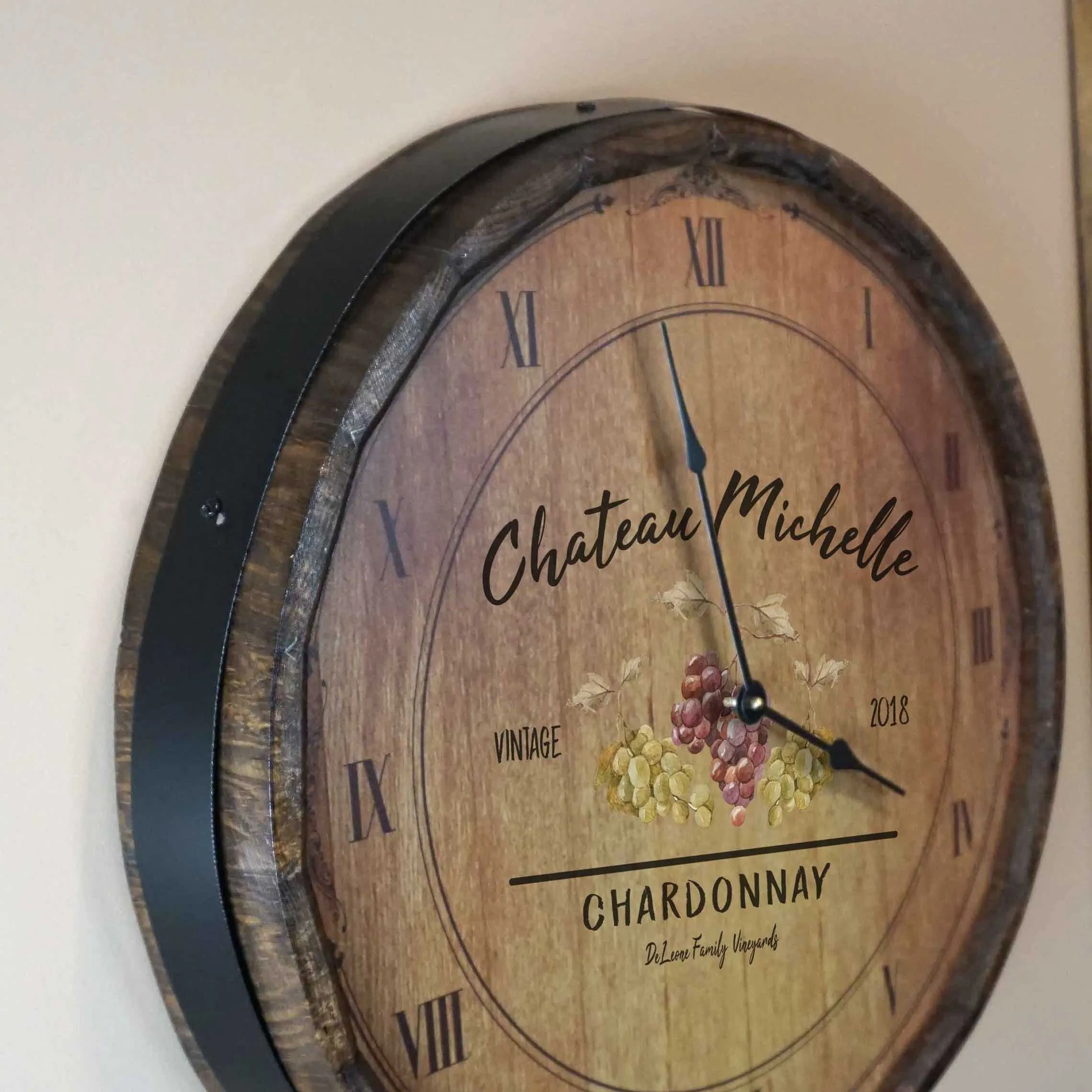 Chateau Michelle Wall Clock