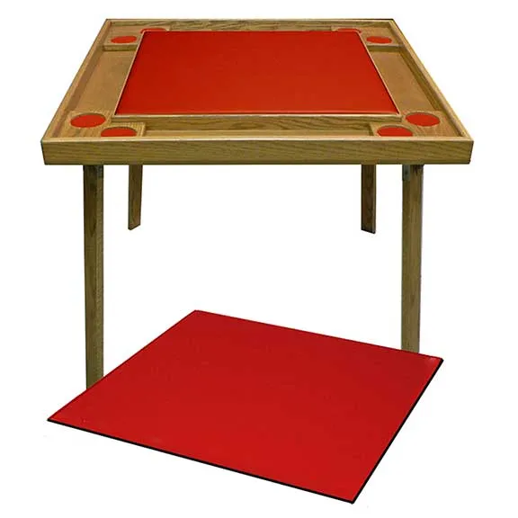 red game table with a convertible top