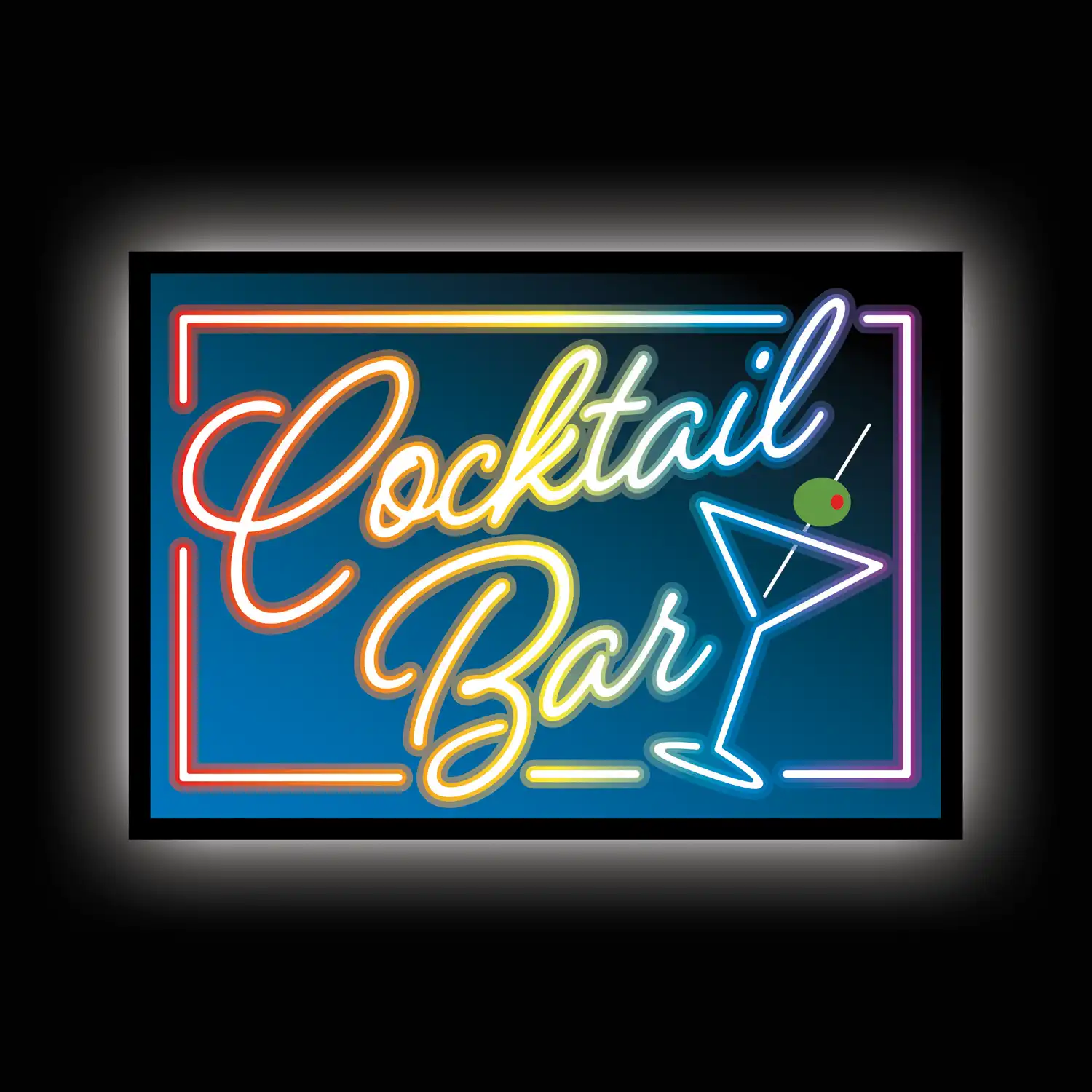 cocktail bar led neon sign