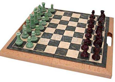 Folding chess set