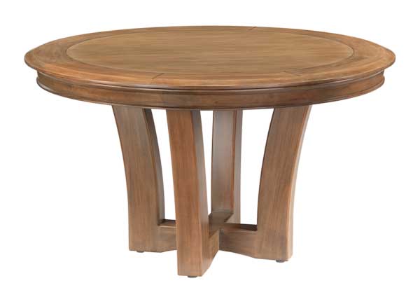 a wood card table