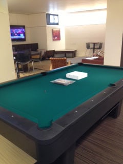 green yale pool table