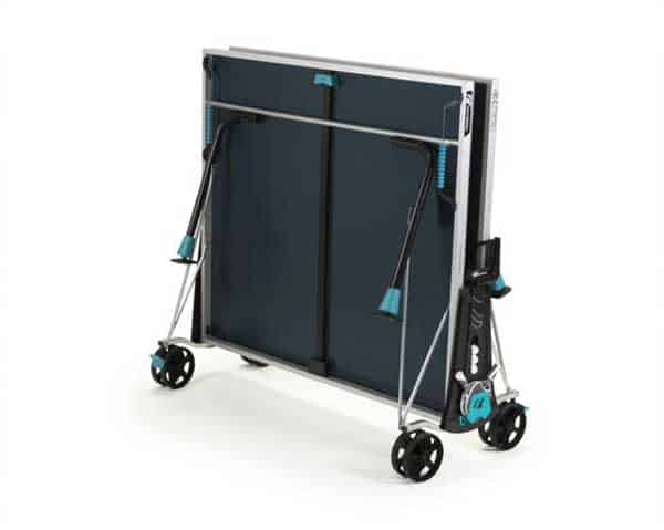 folded ping pong table