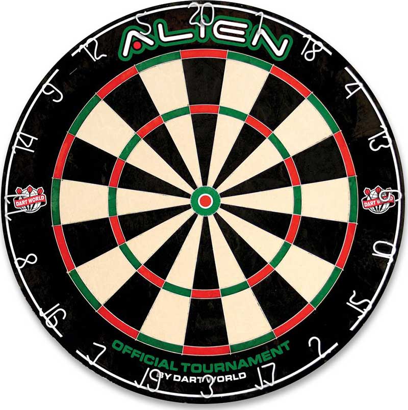 Alien dart board by dartworld