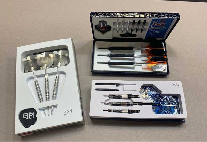 a few different dart sets