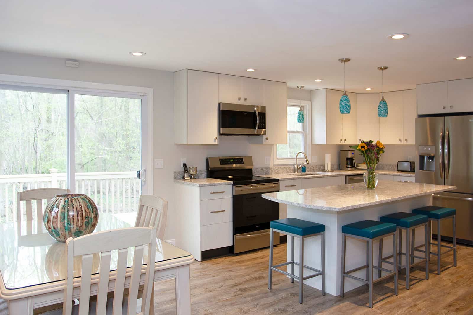 turquoise aqua kitchen stools