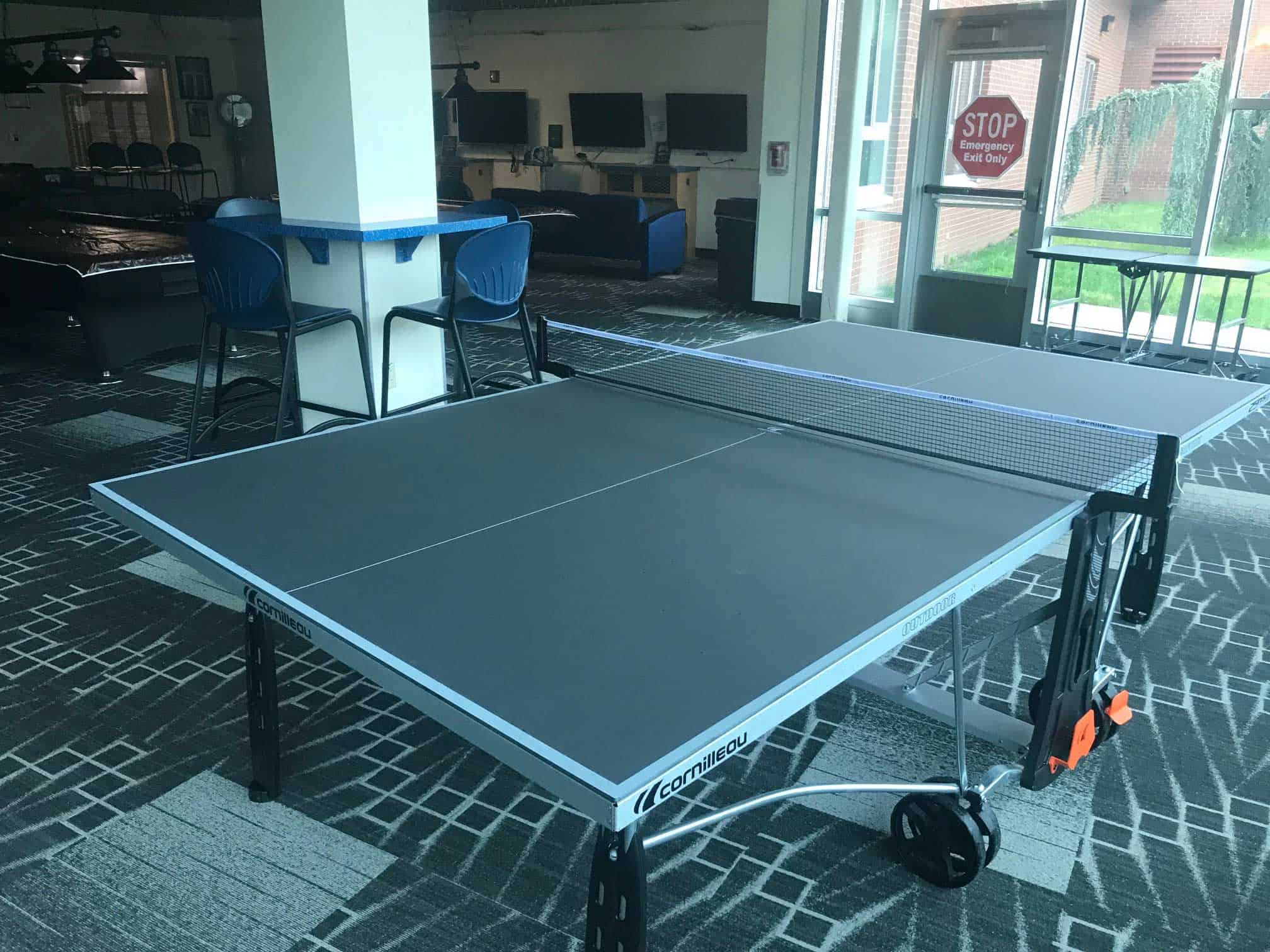Indoor Cornilleau table tennis ping pong table
