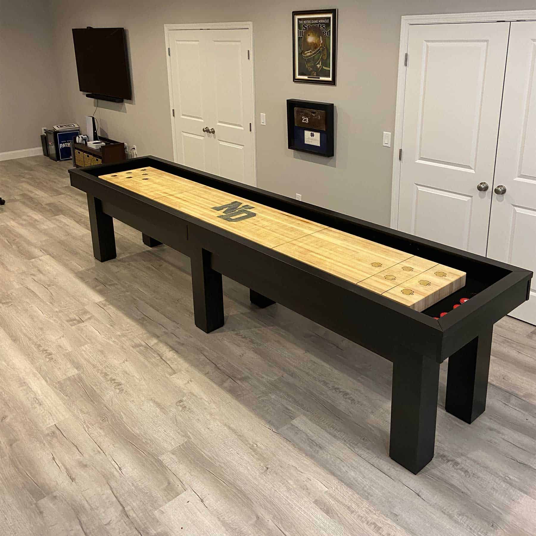 notre dame shuffleboard