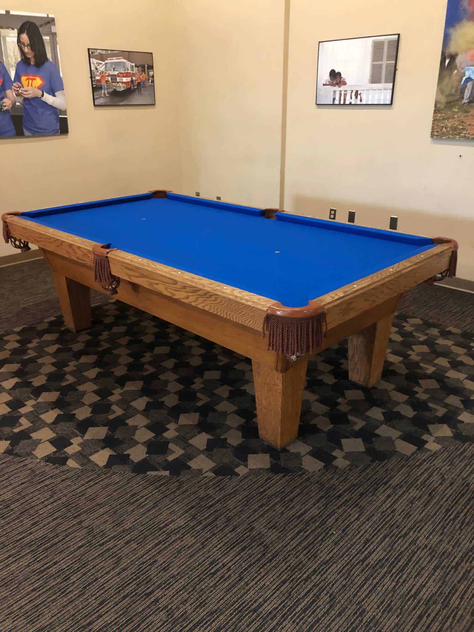 pool table at wcsu