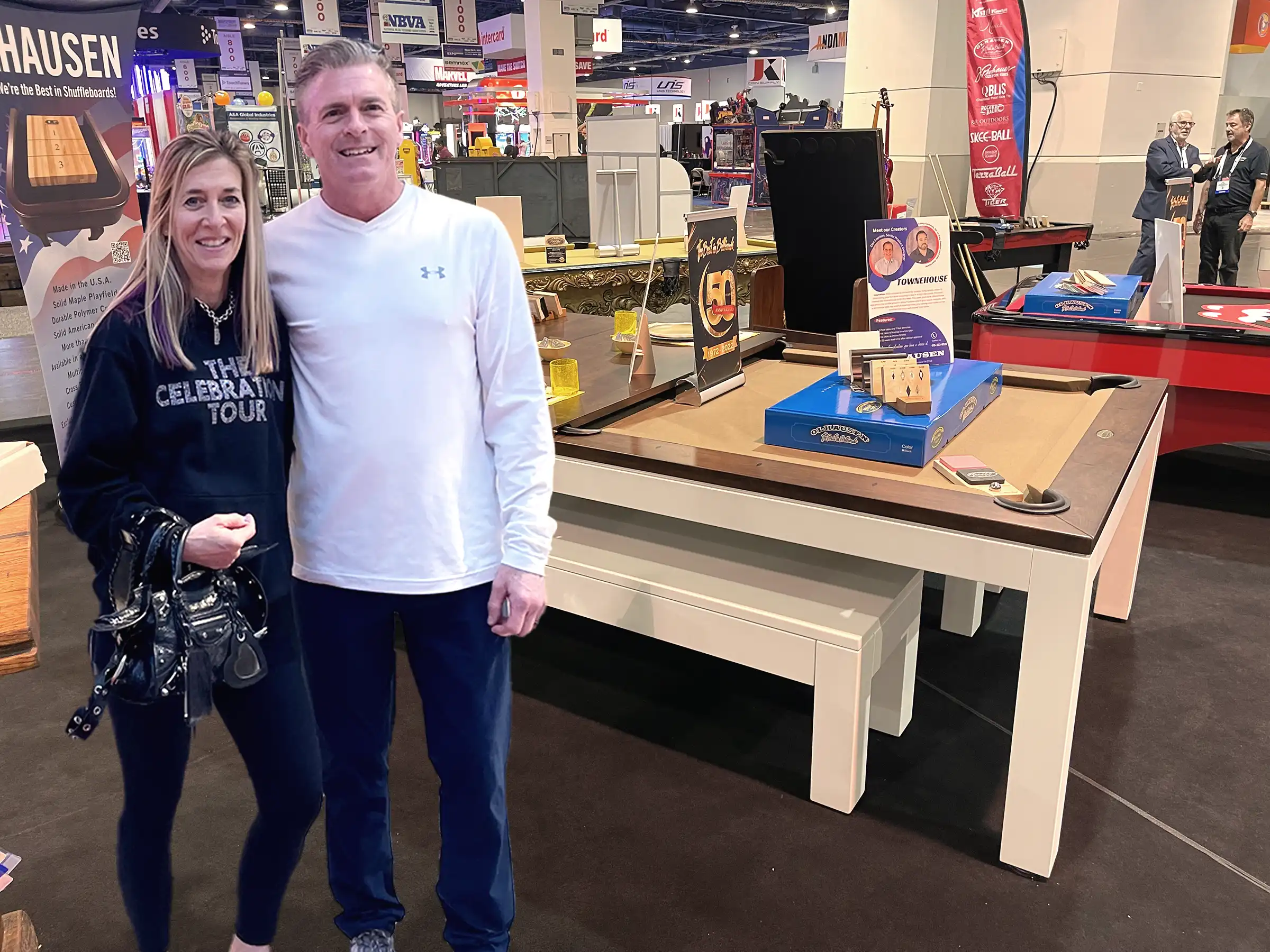 David and Lynne Cornwall inside the BCA