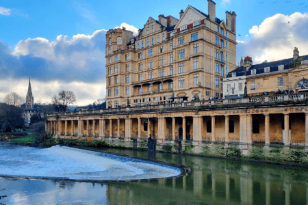 An image of one of Bath's historic streets