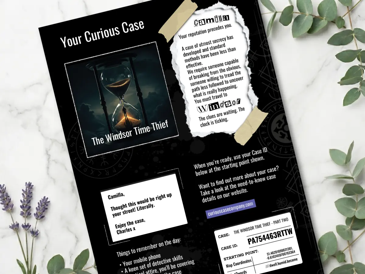 The Windsor Time Thief - Part Two - Gift Card
