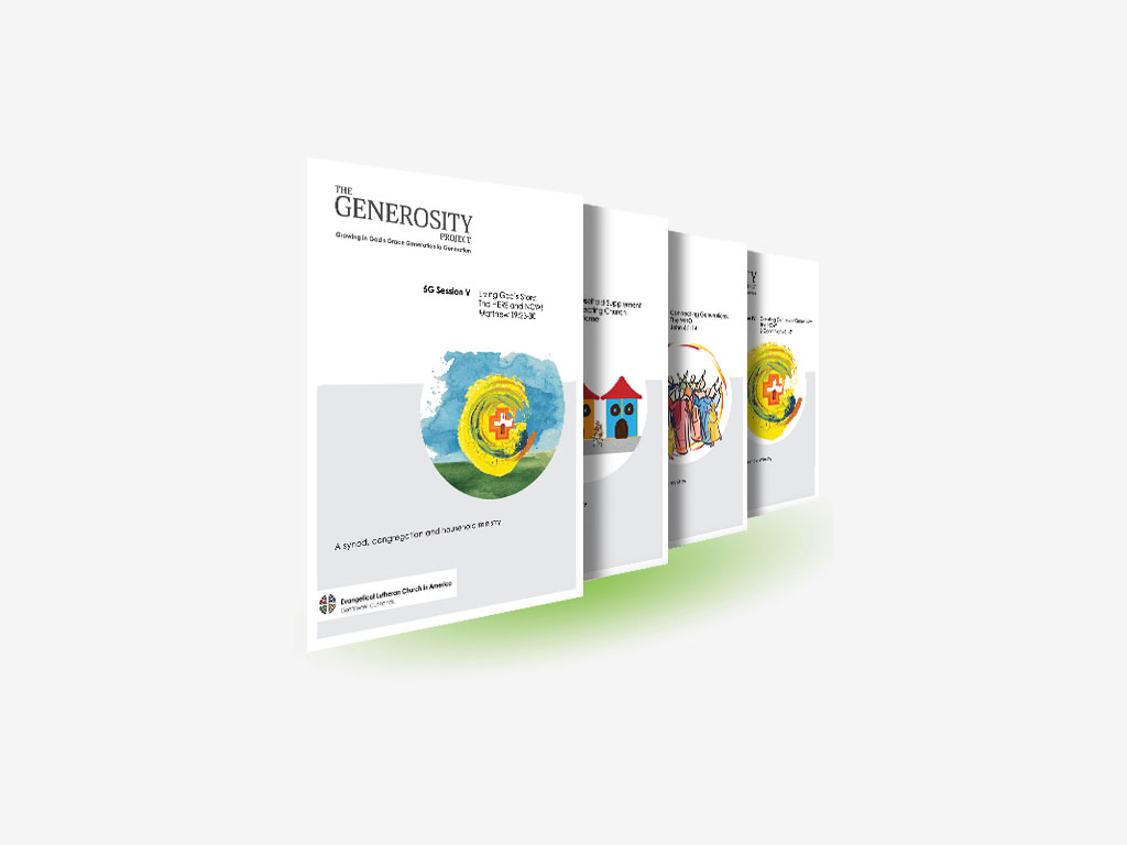 Stack of printed booklets displayed side by side