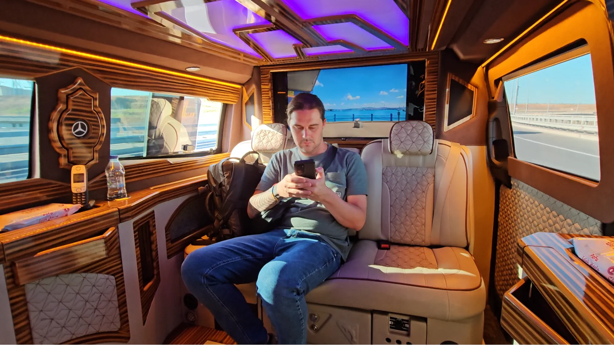 Luxury patient transfer van in Türkiye