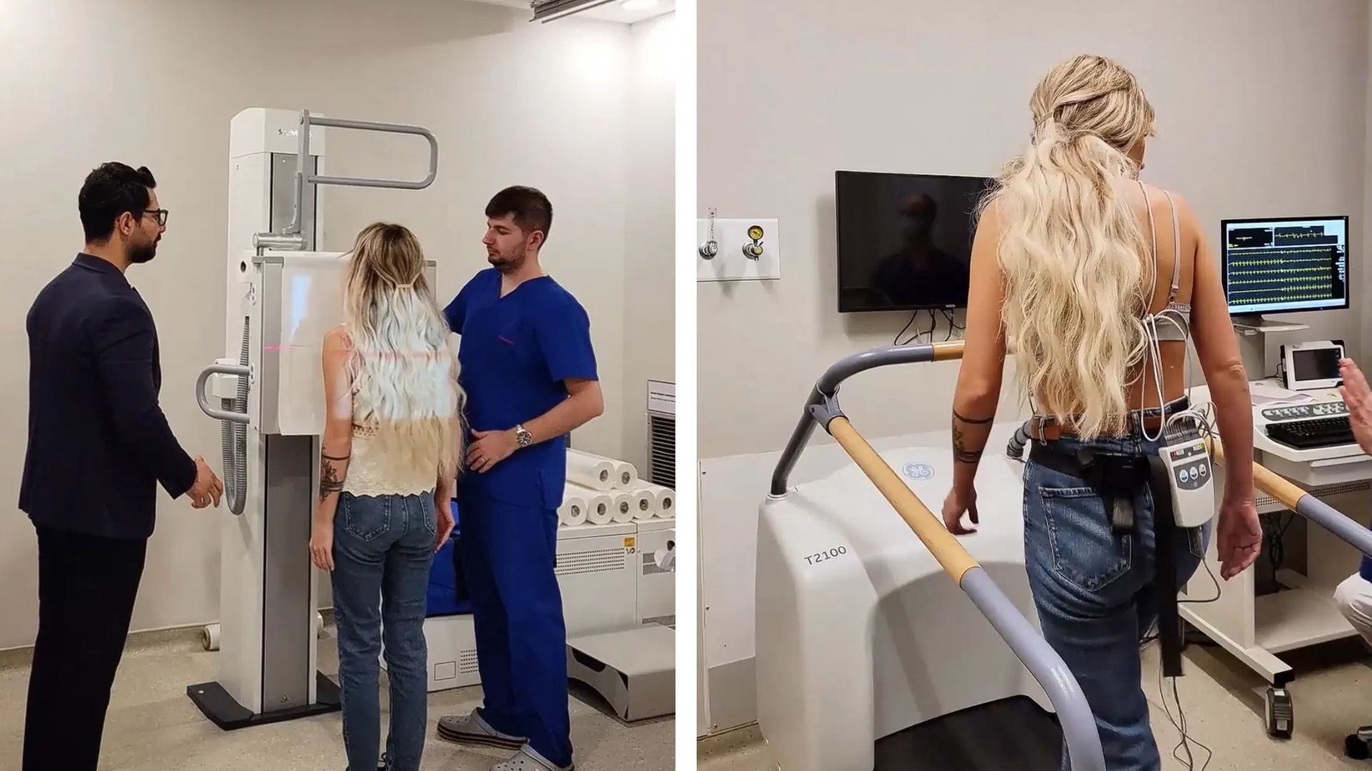 Chest X-ray and cardiac stress test at Memorial Hospital in Türkiye