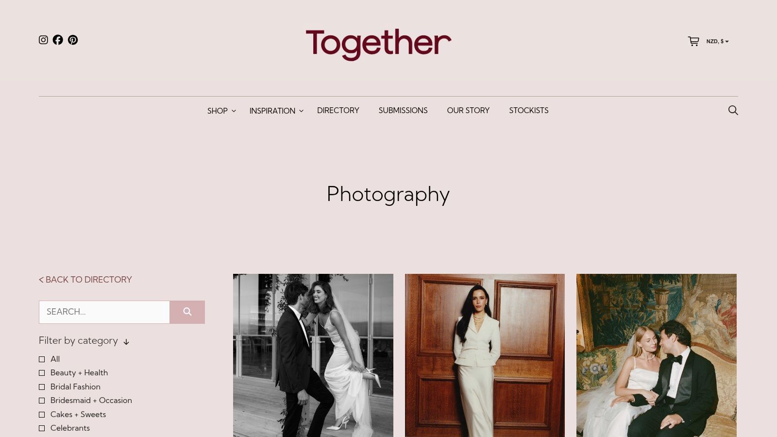 Together Journal – Photographer Directory