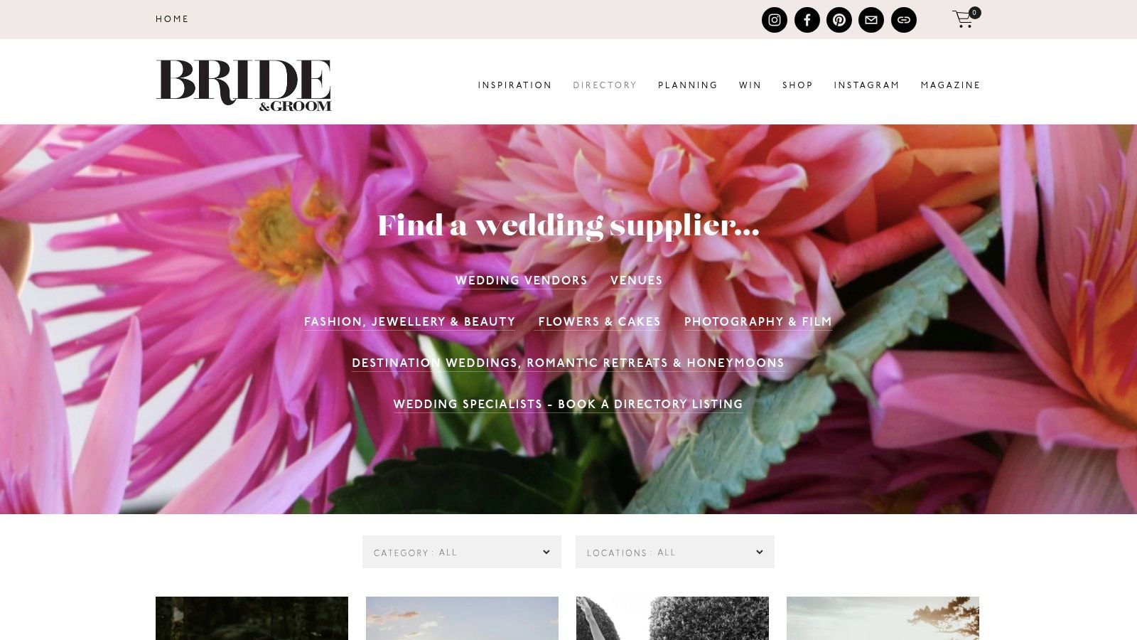 Bride & Groom Magazine – Photography & Film Directory (NZ)