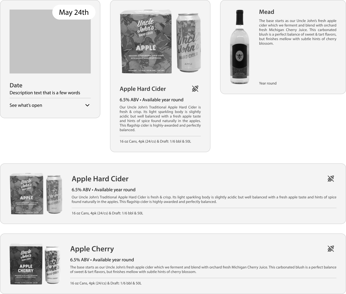 ow fidelity card components