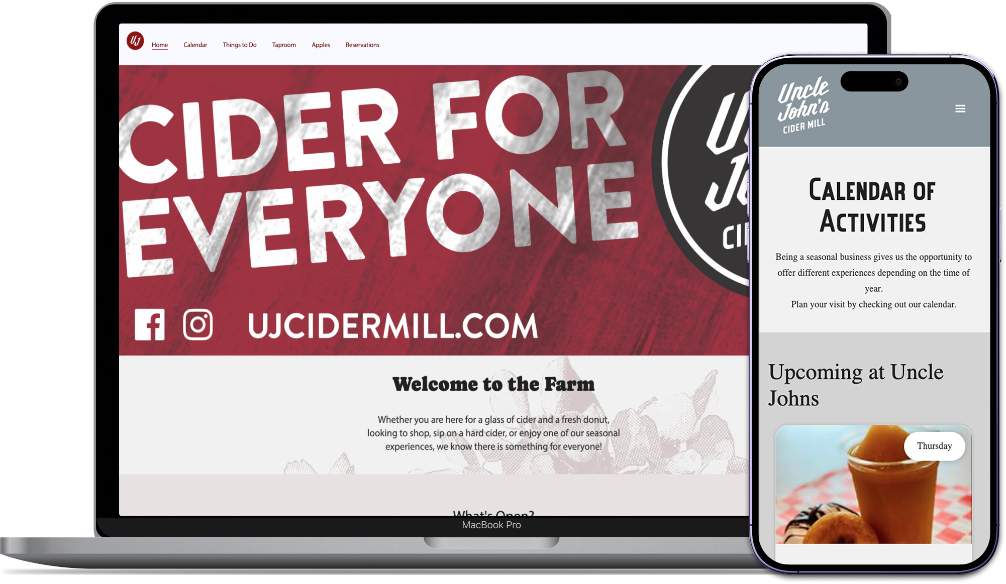 Early variants of a landing page